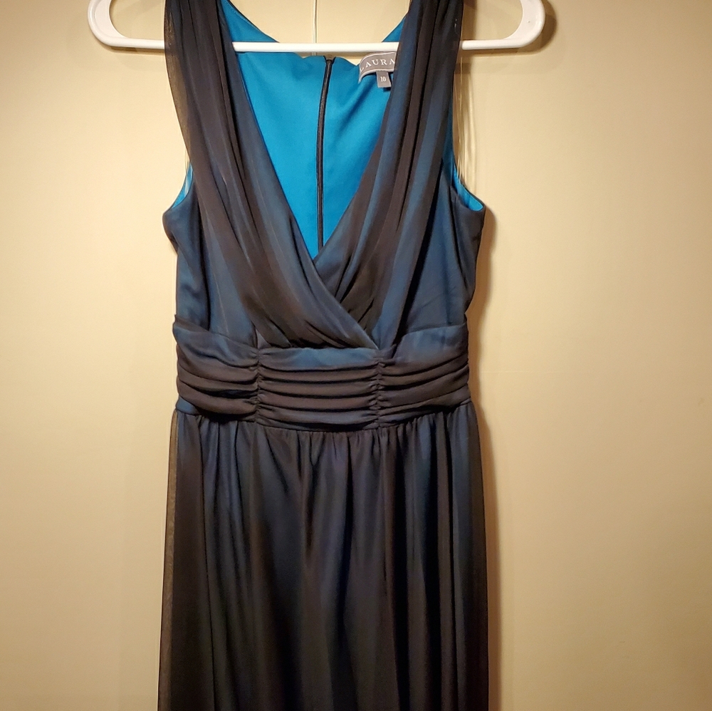 Laura Pretty Blue-Green Dress